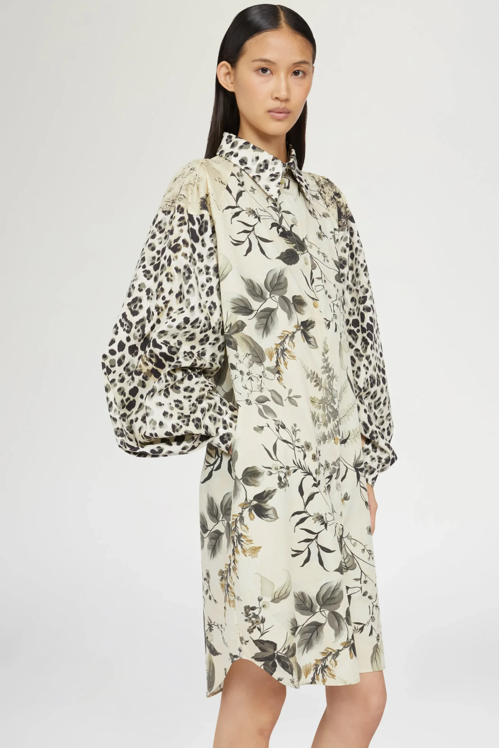 Fashion Antonio Marras Abito Camicia Stampa Tropicale