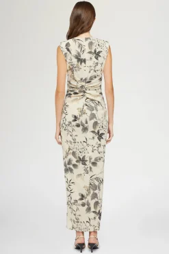 Sale Antonio Marras Abito Midi Stampa Tropicale