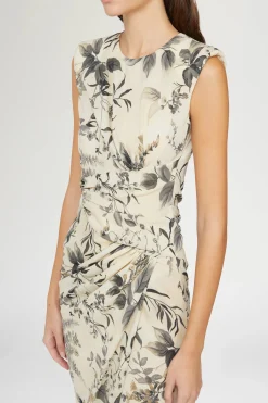 Sale Antonio Marras Abito Midi Stampa Tropicale
