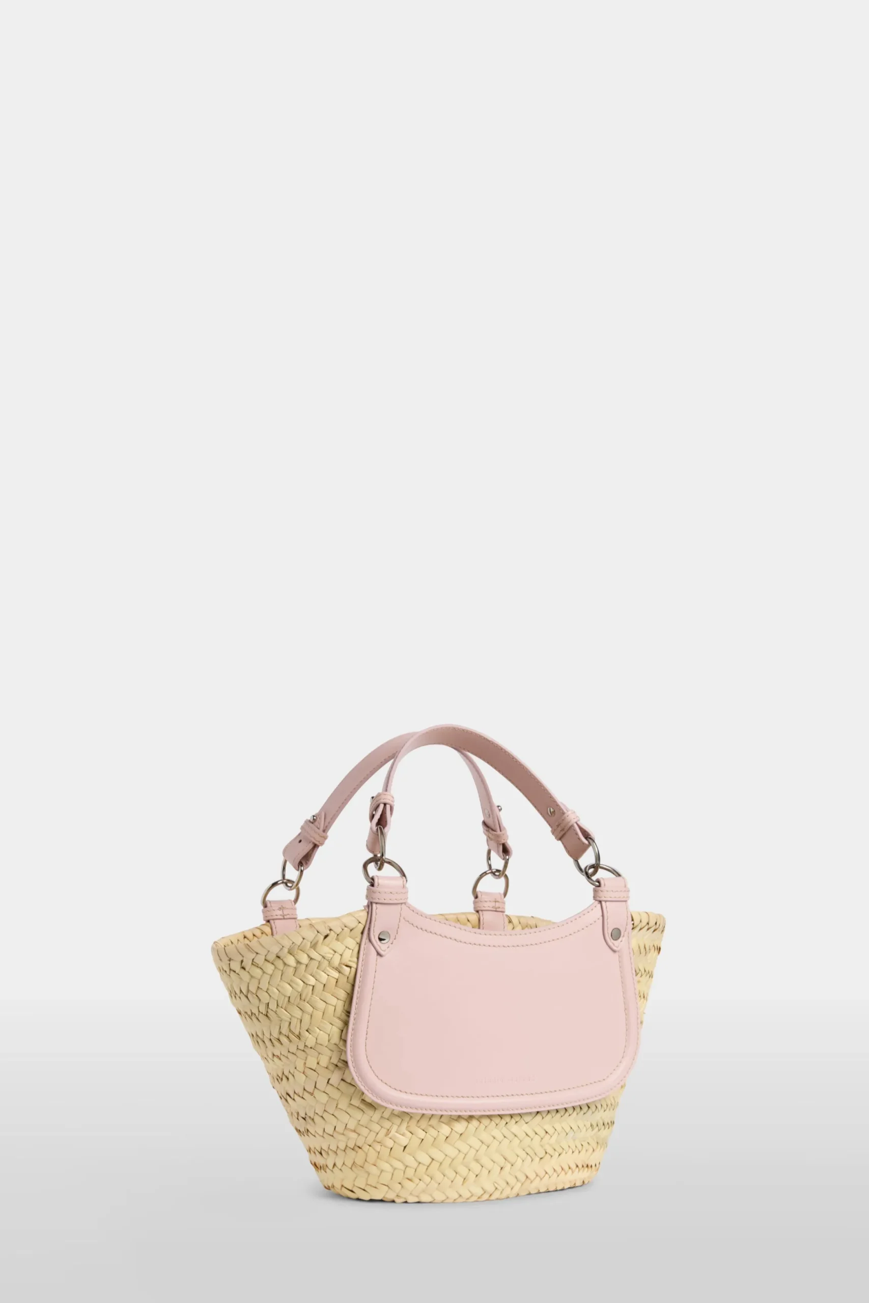 Outlet Antonio Marras Borsa di Paglia Media Rosa