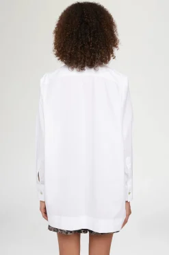 Hot Antonio Marras Camicia Bianca Ricami Neri