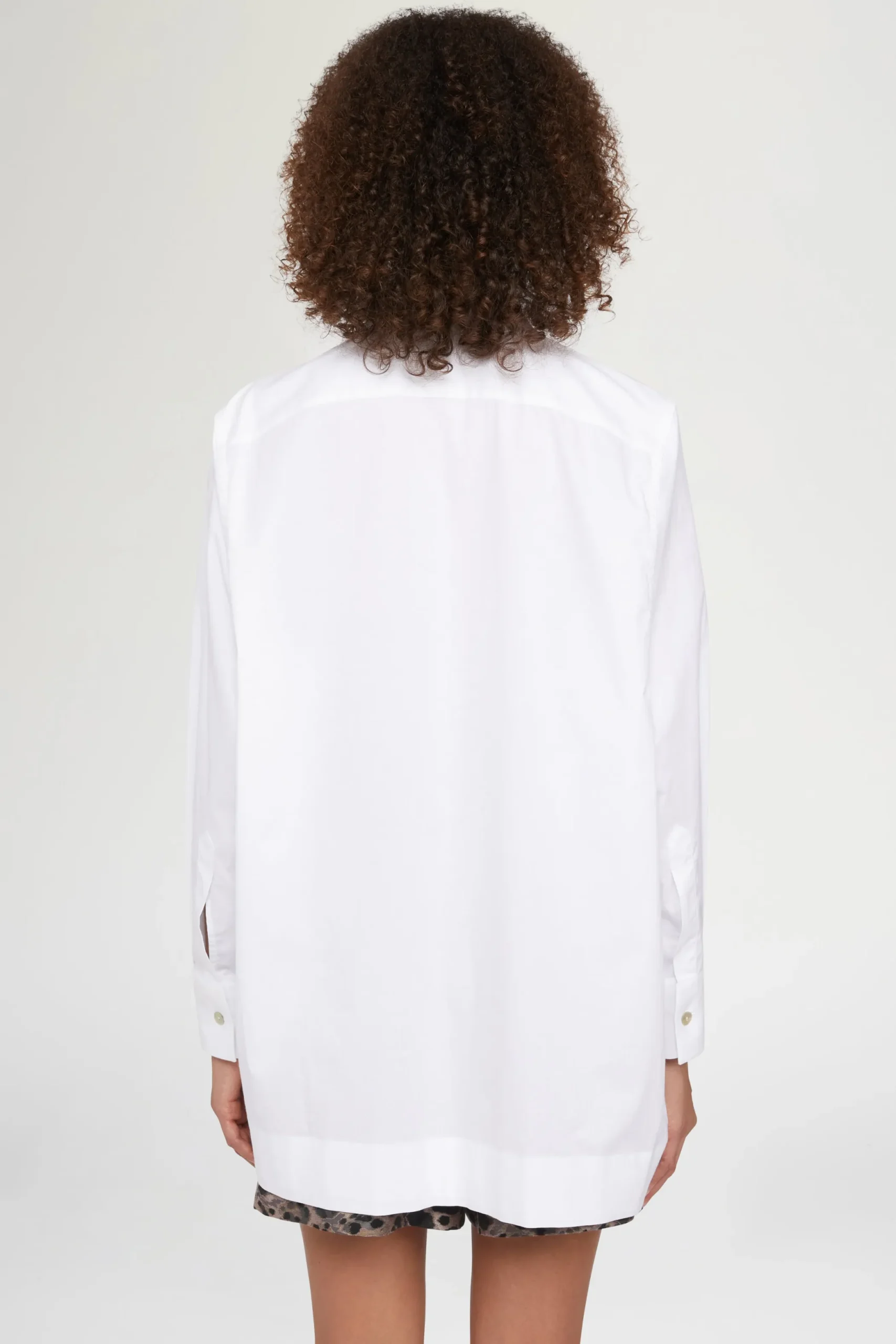 Hot Antonio Marras Camicia Bianca Ricami Neri
