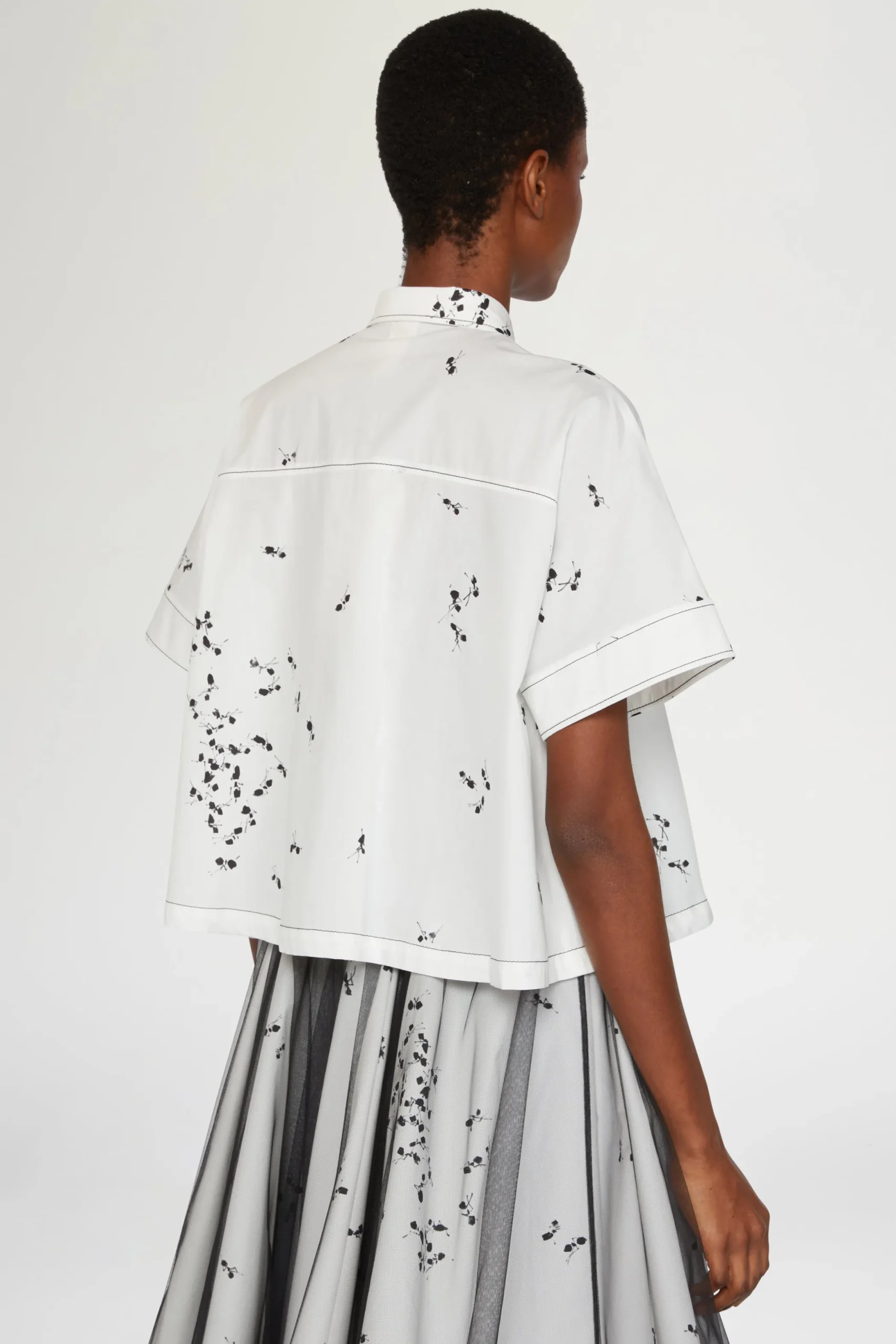 Clearance Antonio Marras Camicia Corta Stampa Formiche