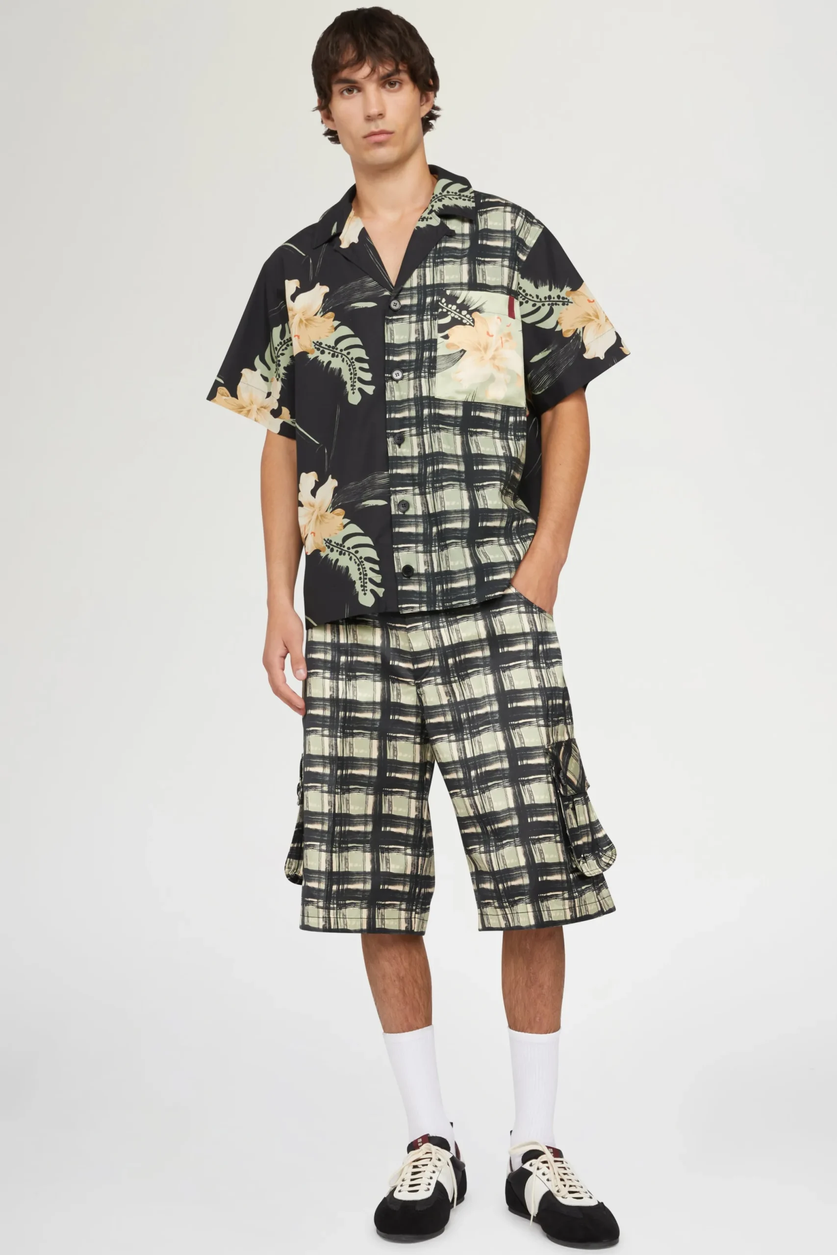 Fashion Antonio Marras Camicia stampa Floreale e Quadri