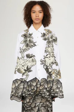 Clearance Antonio Marras Camicia Stampa Tropicale e Animalier