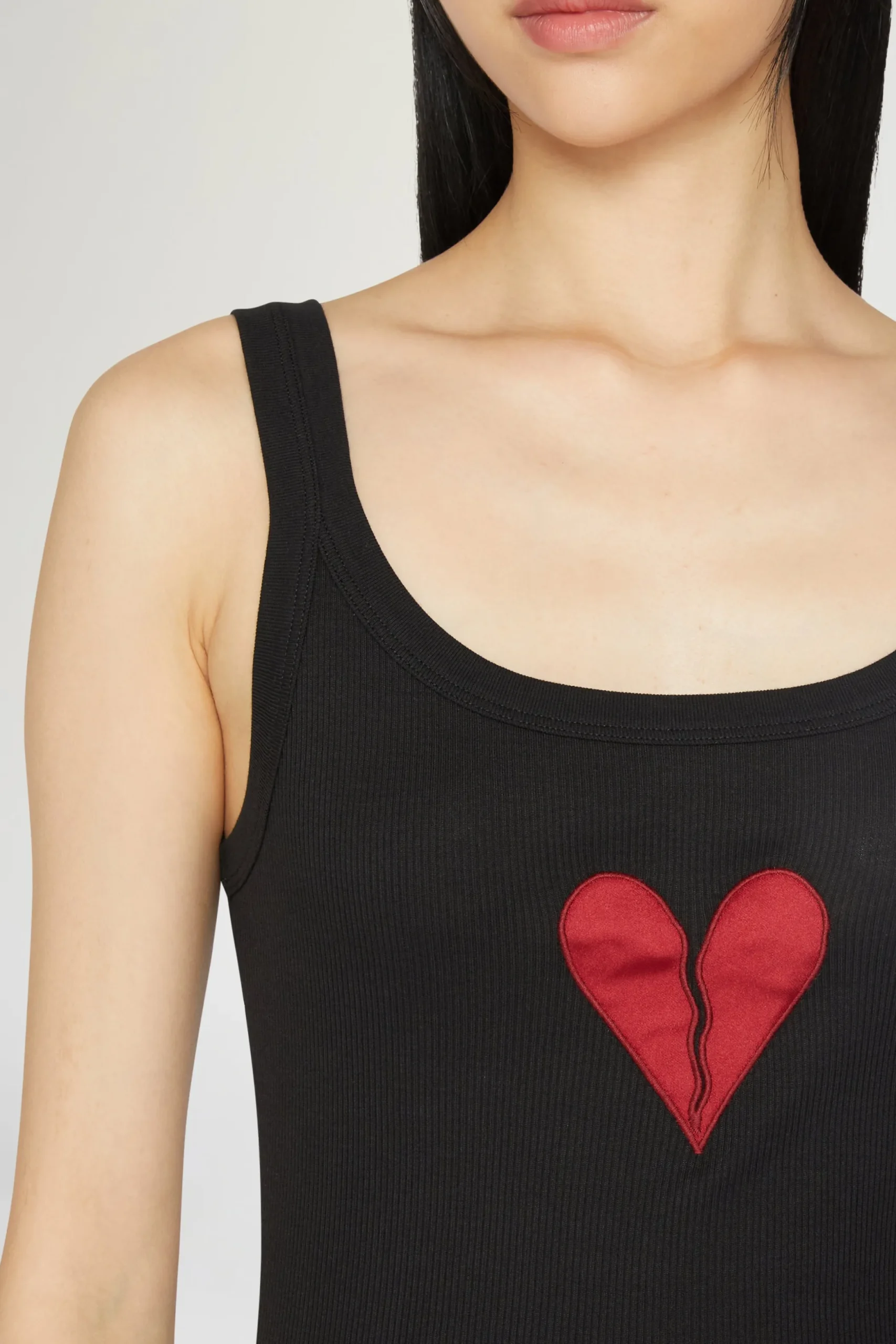 Outlet Antonio Marras Canotta Cuore Spezzato Nera