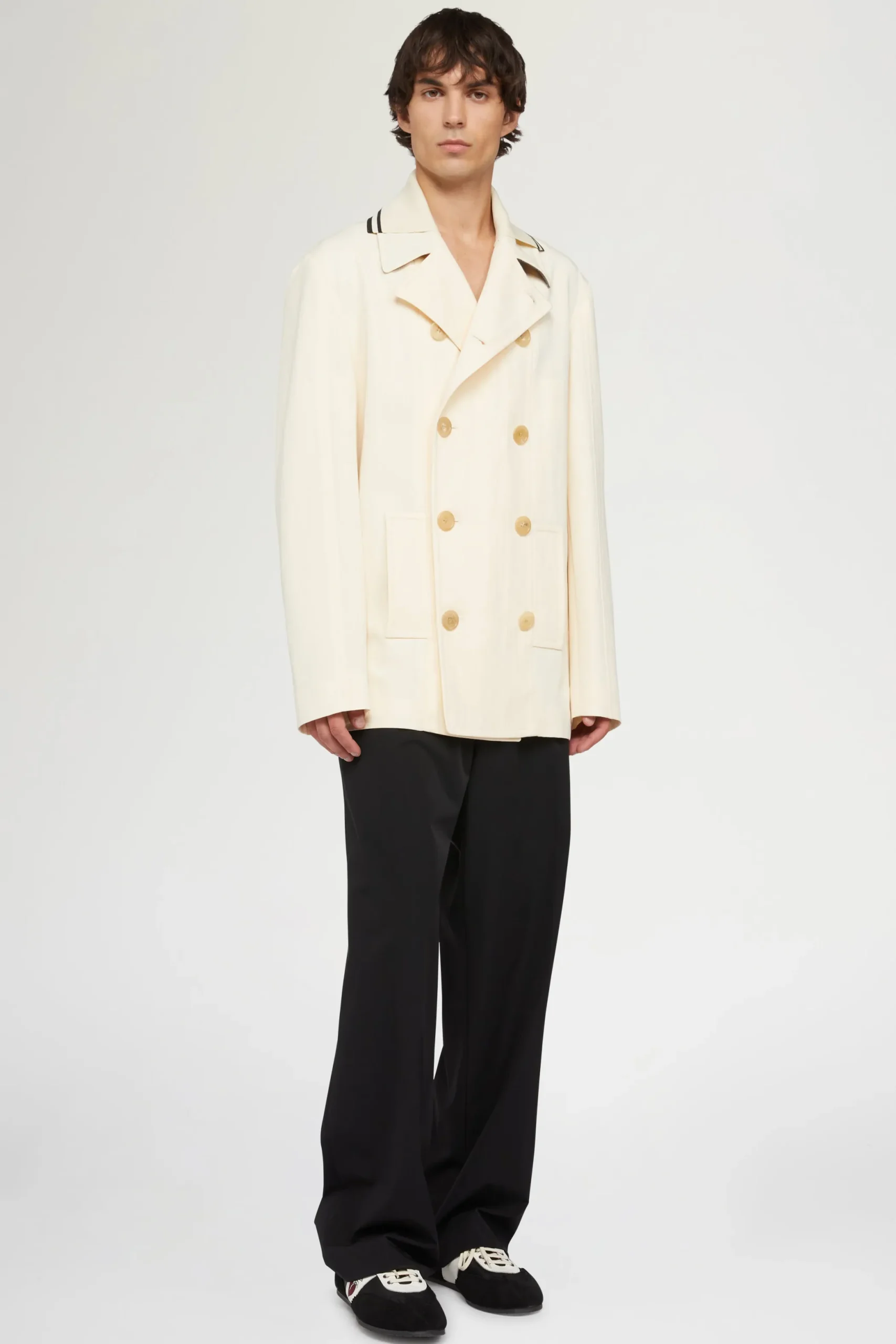 New Antonio Marras Cappotto Doppiopetto Crema