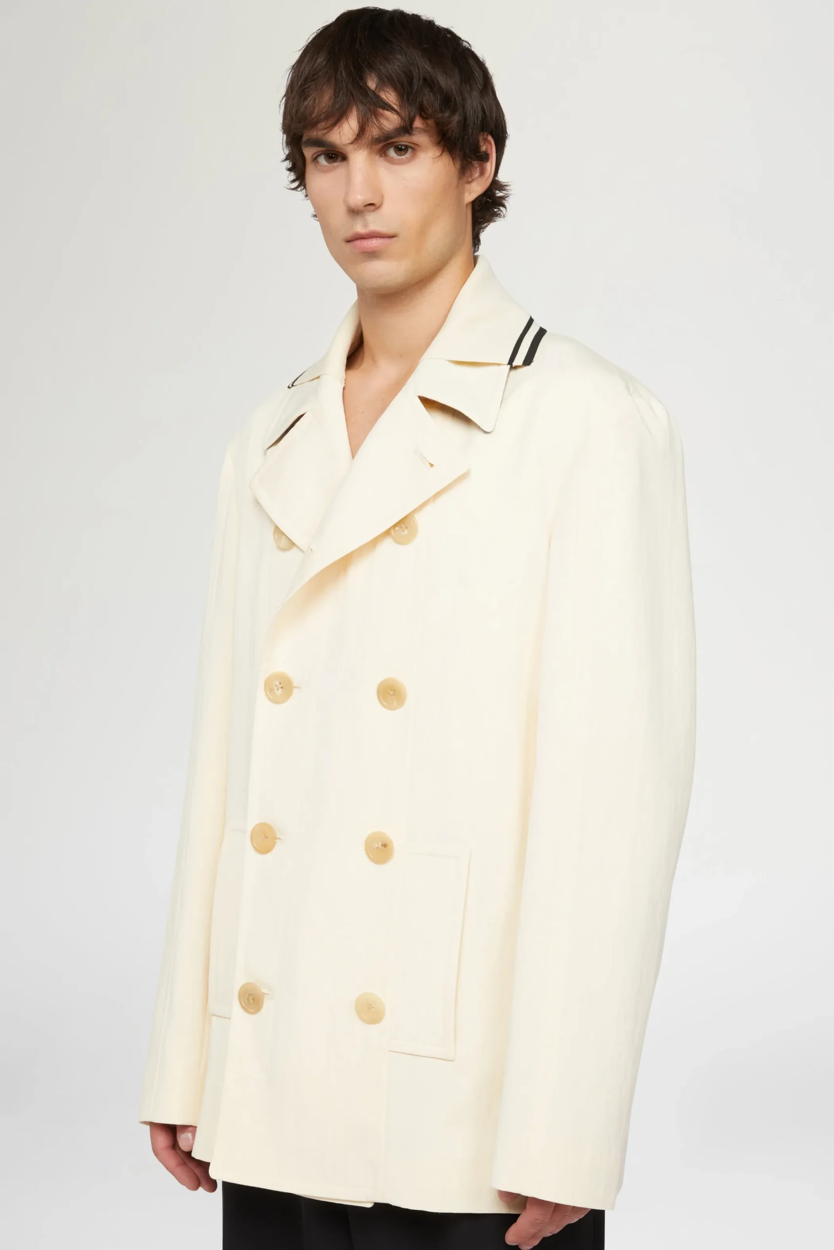 New Antonio Marras Cappotto Doppiopetto Crema