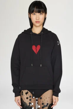 New Antonio Marras Felpa con cappuccio cuore spezzato