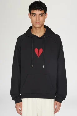 New Antonio Marras Felpa con cappuccio cuore spezzato