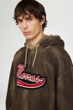Discount Antonio Marras Felpa Lavata con Cappuccio