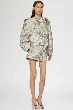 Discount Antonio Marras Giacca di Pelle Stampa Tropicale