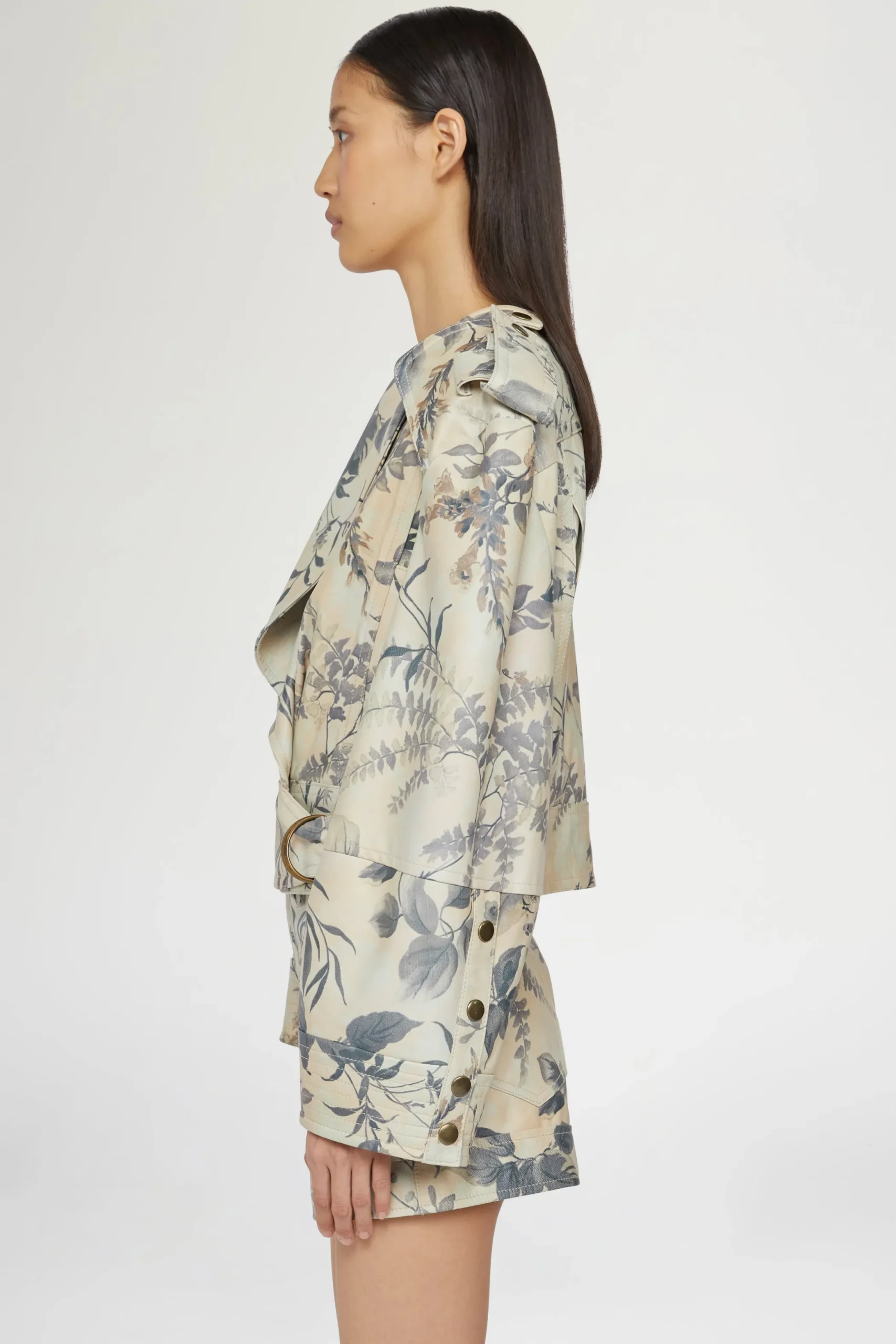 Discount Antonio Marras Giacca di Pelle Stampa Tropicale