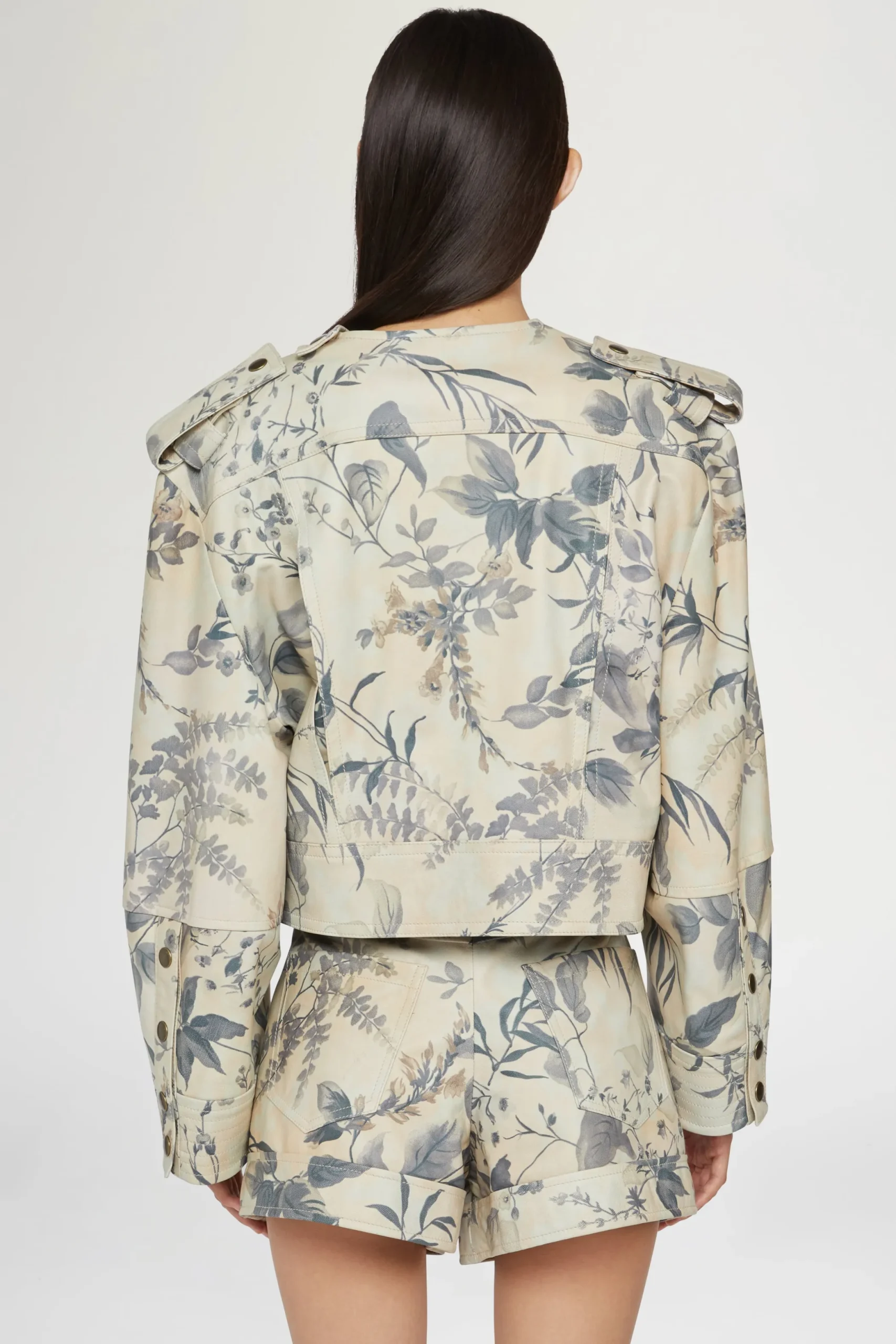 Discount Antonio Marras Giacca di Pelle Stampa Tropicale