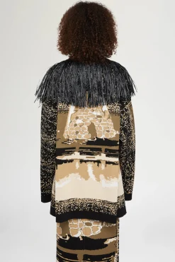 Outlet Antonio Marras Giacca in maglia con Frange