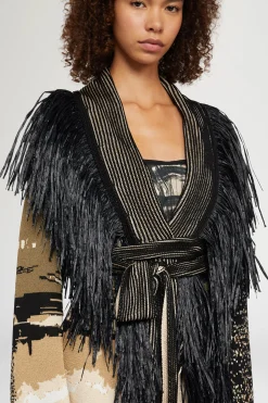 Outlet Antonio Marras Giacca in maglia con Frange