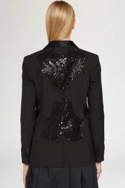 Hot Antonio Marras Giacca nera con paillettes