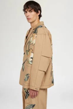Outlet Antonio Marras Giacca Patchworks Ibiscus
