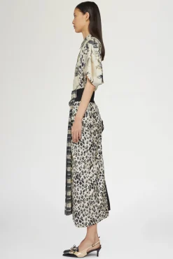 Clearance Antonio Marras Gonna in Seta Drappeggiata