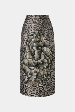 New Antonio Marras Gonna Midi Stampa Animalier