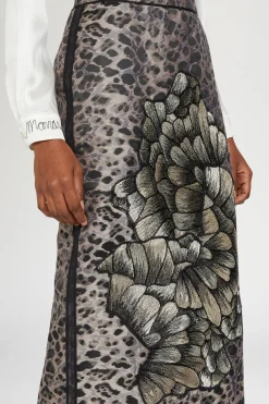 New Antonio Marras Gonna Midi Stampa Animalier