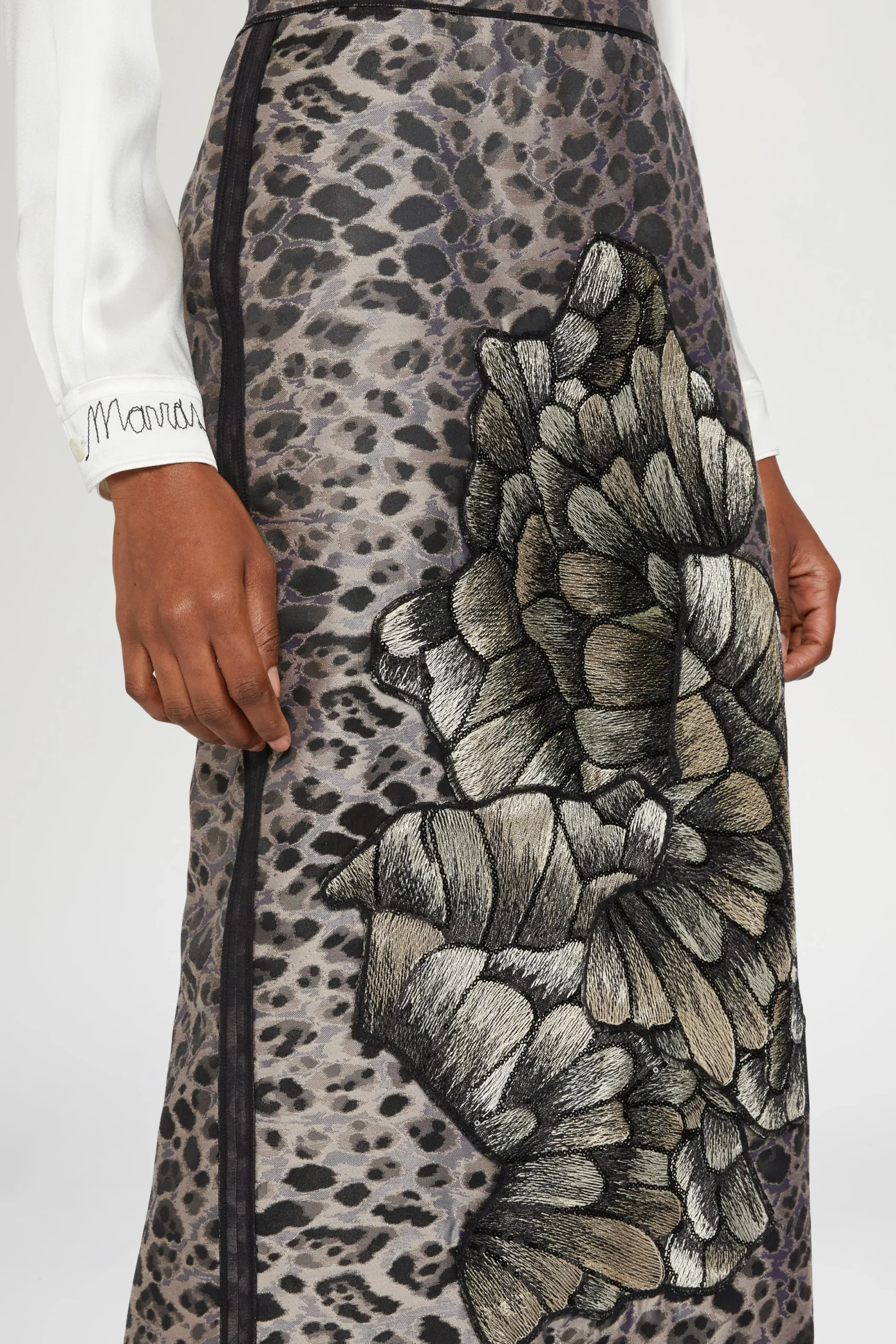 New Antonio Marras Gonna Midi Stampa Animalier