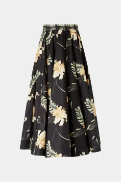 Sale Antonio Marras Gonna Midi Stampa Ibiscus