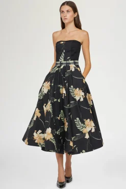 Sale Antonio Marras Gonna Midi Stampa Ibiscus