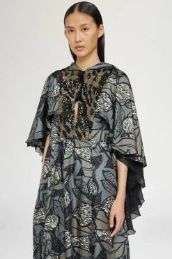 Fashion Antonio Marras Maxi Abito Foresta Tropicale