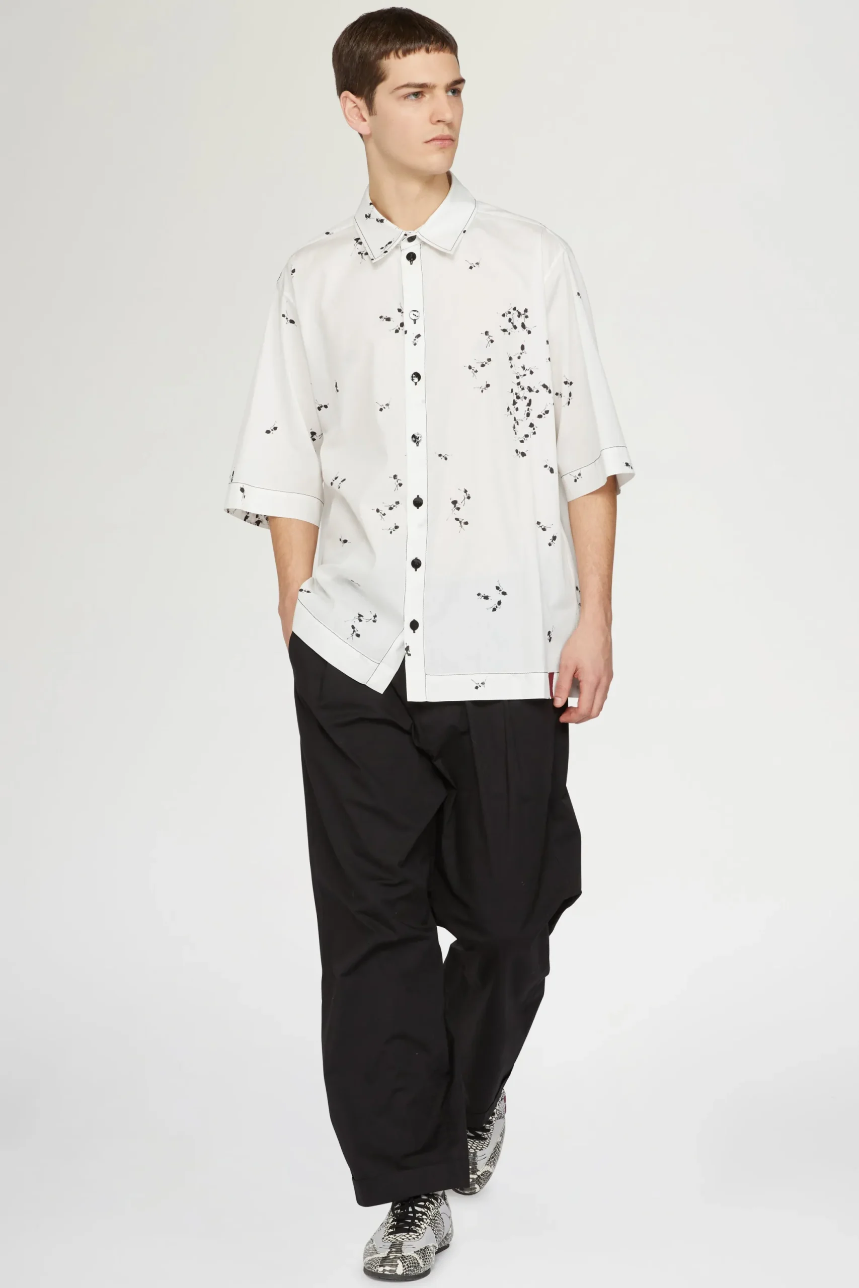 New Antonio Marras Pantaloni Gamba Larga Neri