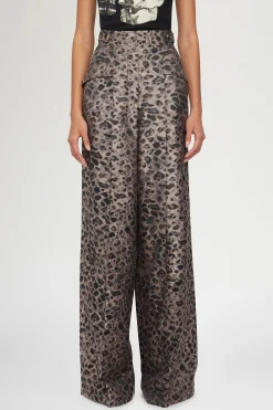 Fashion Antonio Marras Pantaloni Palazzo Stampa Animalier