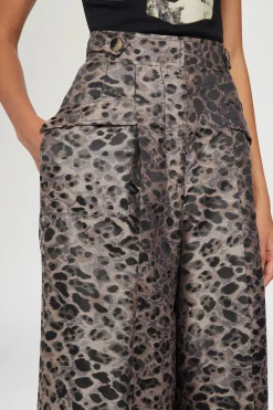 Fashion Antonio Marras Pantaloni Palazzo Stampa Animalier