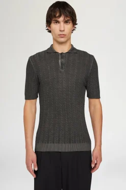 Online Antonio Marras Polo in Maglia Grigia