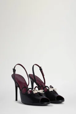 Hot Antonio Marras Sandali con Fiocco Neri
