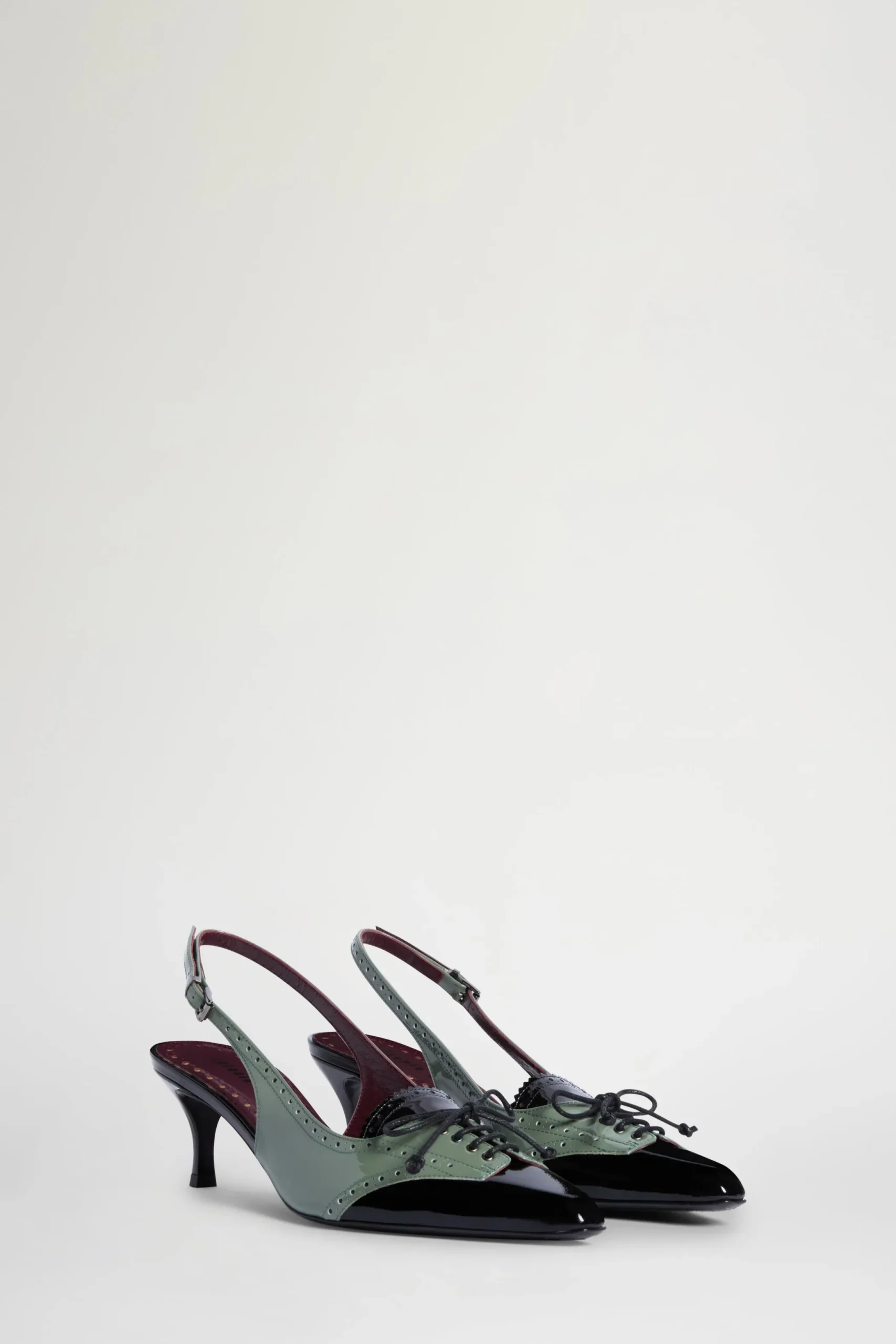 Outlet Antonio Marras Slingback Nere e Verdi