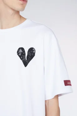 Clearance Antonio Marras T-shirt Cuore Bianca