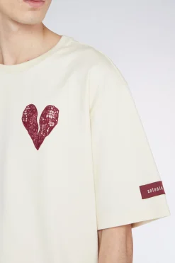 Best Antonio Marras T-shirt Cuore Crema