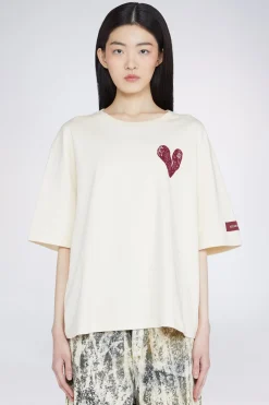 Clearance Antonio Marras T-shirt Cuore Crema