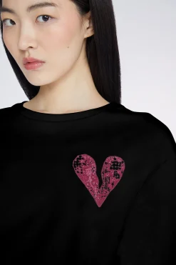 Discount Antonio Marras T-shirt Cuore Nera