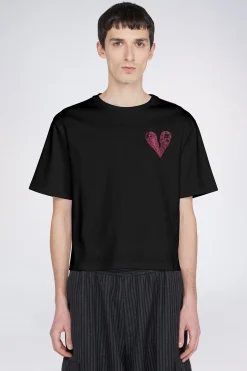 Discount Antonio Marras T-shirt Cuore Nero