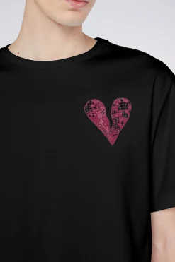 Discount Antonio Marras T-shirt Cuore Nero