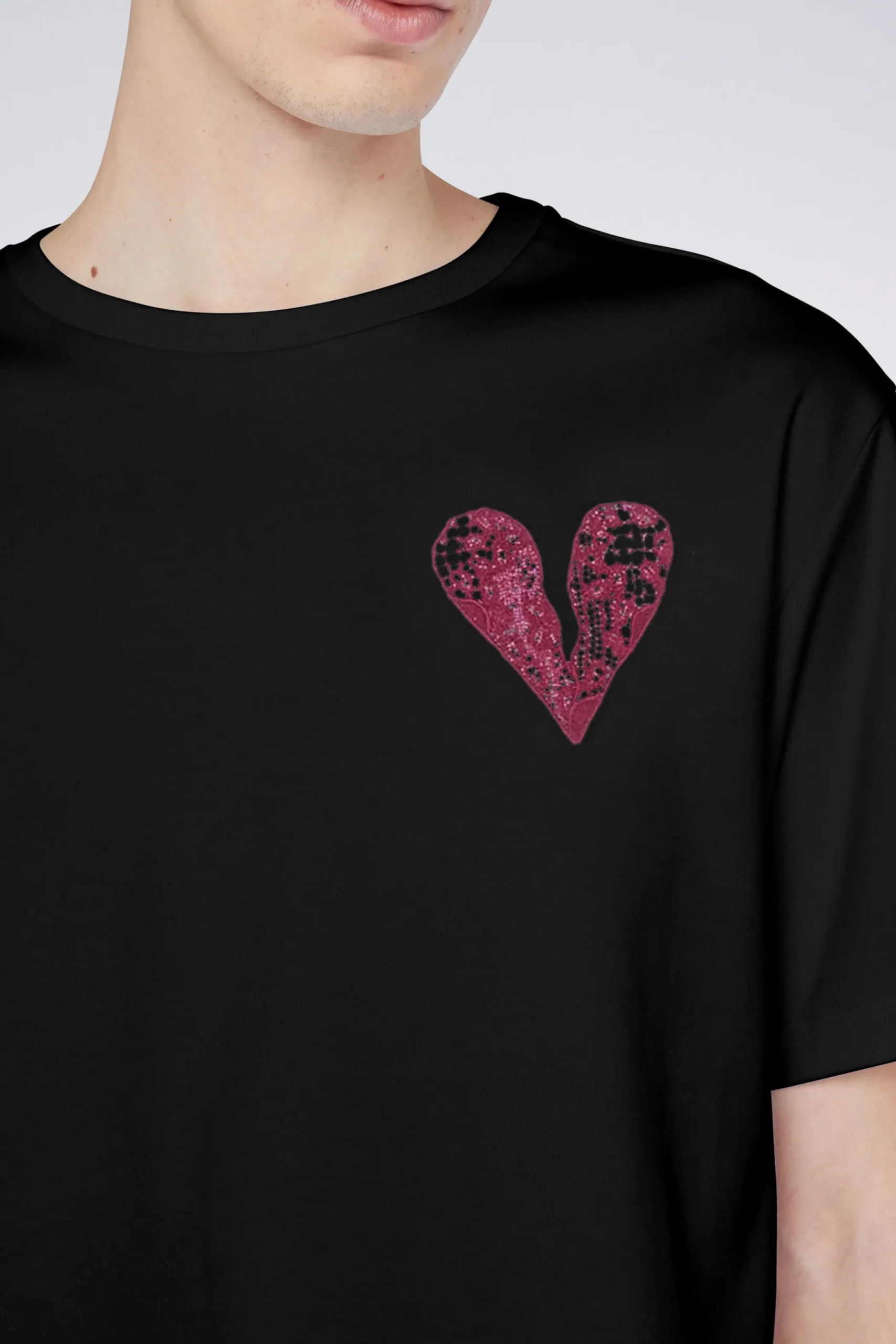 Discount Antonio Marras T-shirt Cuore Nero
