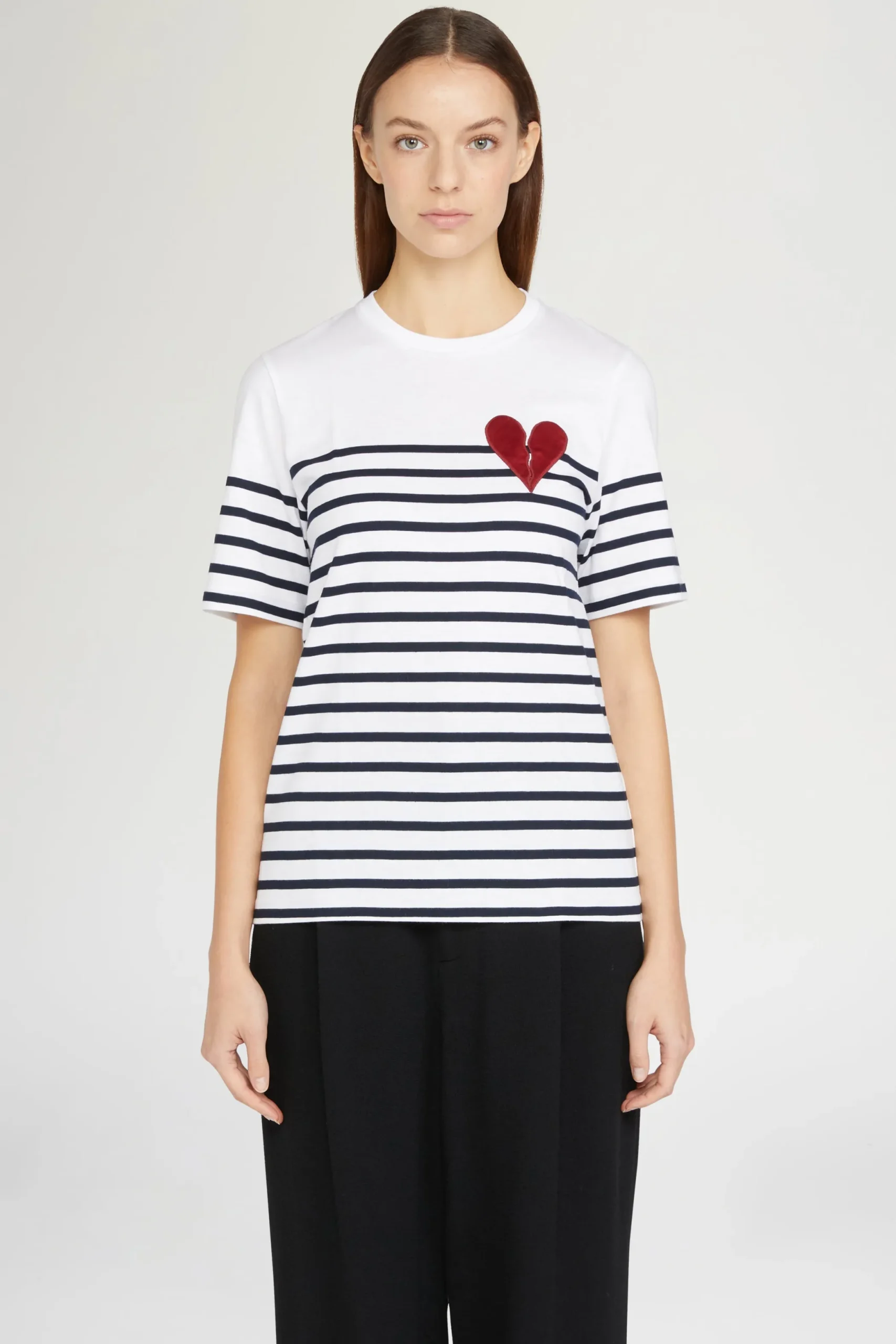 Sale Antonio Marras T-shirt Cuore Spezzato a Righe