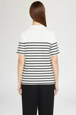Sale Antonio Marras T-shirt Cuore Spezzato a Righe