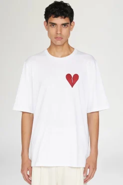 Online Antonio Marras T-shirt Cuore Spezzato Bianca