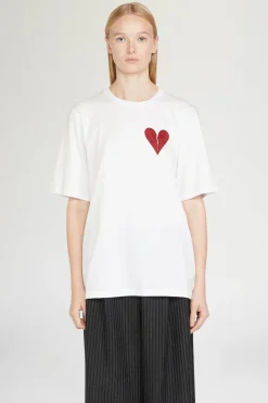 Fashion Antonio Marras T-shirt Cuore Spezzato Bianca