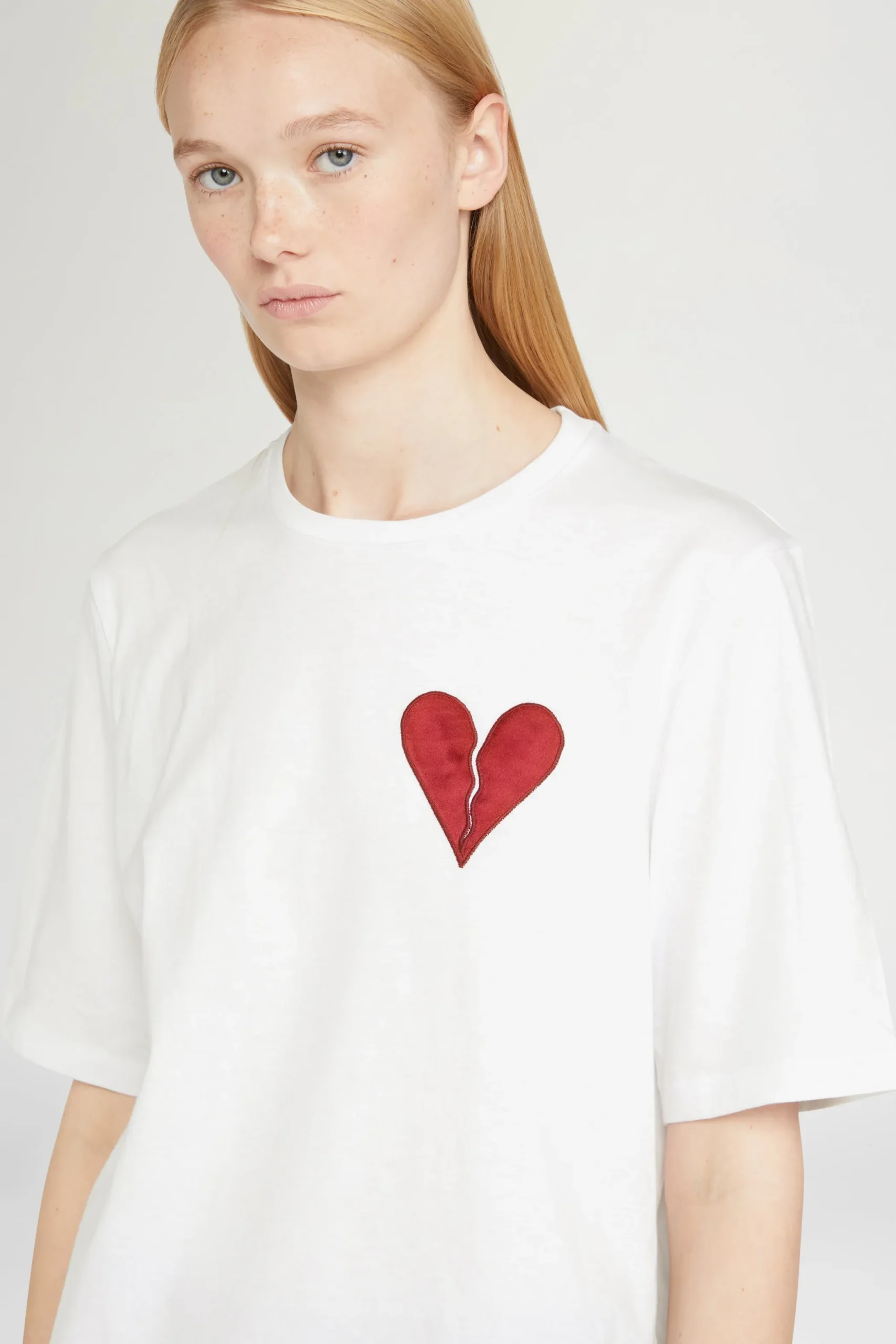 Fashion Antonio Marras T-shirt Cuore Spezzato Bianca