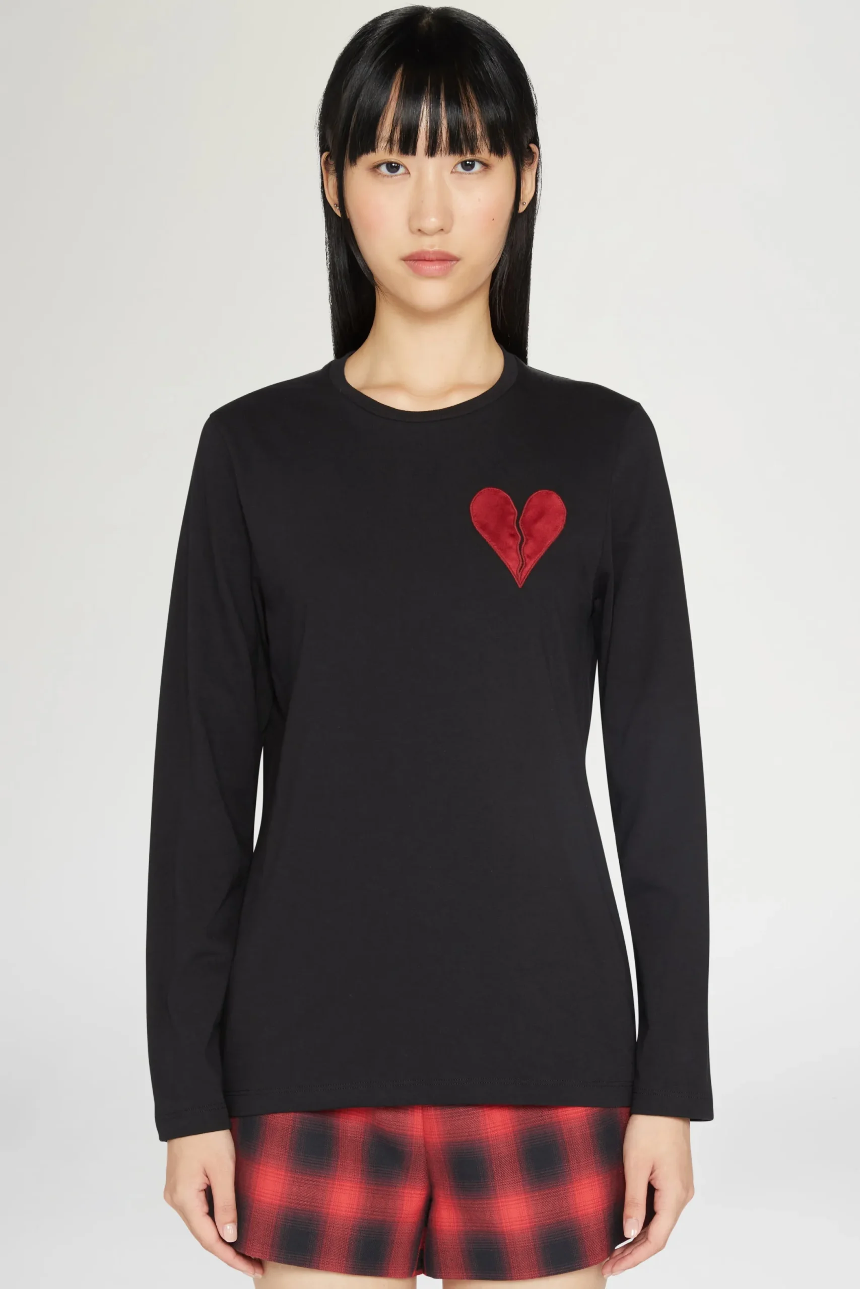 Fashion Antonio Marras T-shirt Cuore Spezzato Lunga Nera
