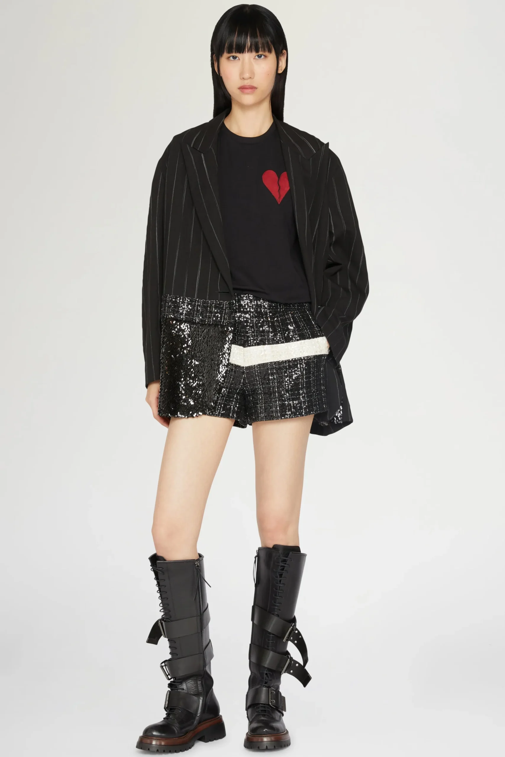 Outlet Antonio Marras T-shirt Cuore Spezzato Nera