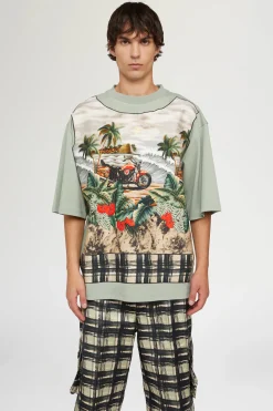 Fashion Antonio Marras T-shirt in Cotone Verde